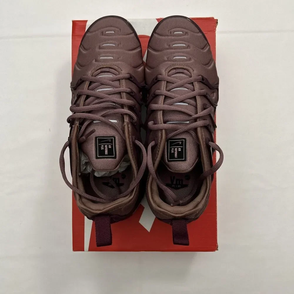 Nike Women's Air Vapormax Smokey Mauve Bordeaux Lace Up Trainers Sz 8/ SKU #2968